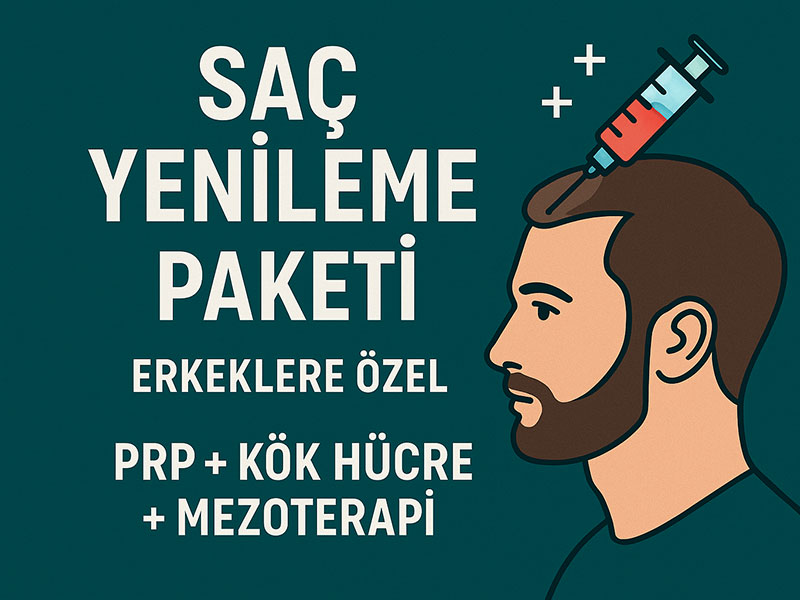 Erkeklere Özel Saç Yenileme Paketi