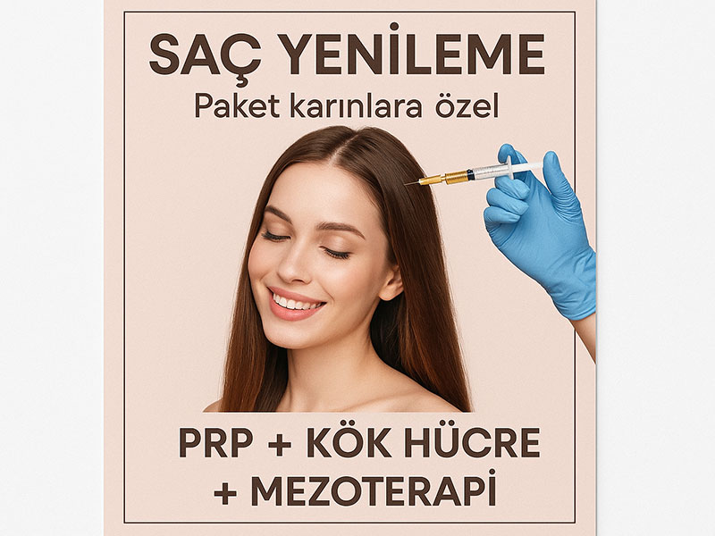 Kadınlara Özel Saç Yenileme Paketi